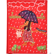 Nakshi Notebook - Red illshaguri