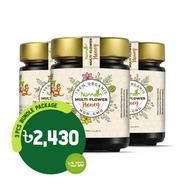 Nanneen Multi Flower Honey (বিভিন্ন ফুলের মধু) - 500 gm (Bundle Package)