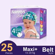 Nannys Baby Love Belt System Baby Diaper- (Maxi plus) (10-20kg) 25 pcs - NBD Maxi 25