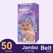 Nannys Baby Love Belt System Baby Diaper (12-25kg) (50pcs) - NBD-Jumbo50