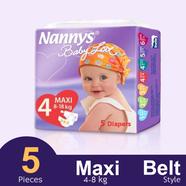 Nannys Baby Love Belt System Baby Diaper (Maxi) (8-18kg) (5pcs) - NBD-Maxi5