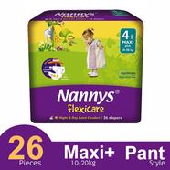 Nannys Flexicare Belt System Baby Diaper (L Size) (10-20 Kg) (26 Pcs)