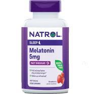 Natrol Fast Dissolve Melatonin 5 mg Strawberry 150 Tablets -523389208