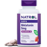 Natrol Melatonin Fast Dissolve Strawberry 5 mg 200 Tablets