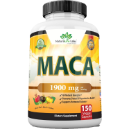 NaturaLife Labs Organic Maca 1900 mg 150 Capsules