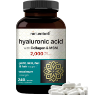 NatureBell Hyaluronic Acid Supplements 2000mg 240 Capsules -513479990