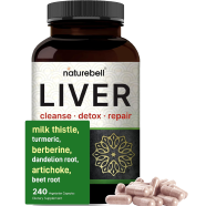 NatureBell Liver Cleanse Detox and Repair 240 Veggie Capsules -526434387
