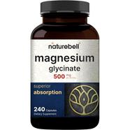 NatureBell Magnesium Glycinate 500mg – 240 Capsules