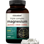 NatureBell Triple Complex Magnesium 300mg 240 Capsules