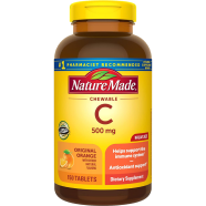 Nature Made Chewable Vitamin C 500 mg - 150 Tablets 150 Day Supply - 526877039