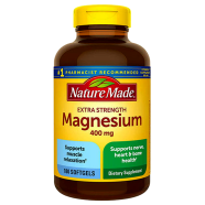 Nature Made Extra Strength Magnesium 400mg - 180 Softgels