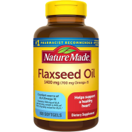 Nature Made Flaxseed Oil 1400 mg (Omega 3, 6, 9 - 100 Softgels)