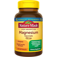 Nature Made Magnesium Glycinate 200 mg 60 Capsules -526498616