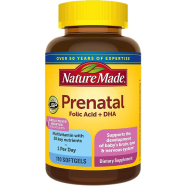 Nature Made Prenatal with Folic Acid plus DHA - 110 Softgels