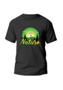 Nature Men's Stylish Half Sleeve T-Shirt - Size: L