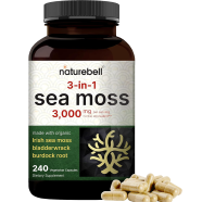 Naturebell Irish Sea Moss 3,000 mg 240 Capsules