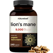 Naturebell Lions Mane Capsules 9,000mg 240 Capsules - 527030723