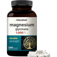 Naturebell Magnesium Glycinate 1000 mg – 240 Capsules