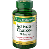 Nature’s Bounty Activated Charcoal 260 mg 100 Capsules