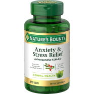 Nature’s Bounty Anxiety and Stress Relief Ashwagandha KSM-66 90 Tablet