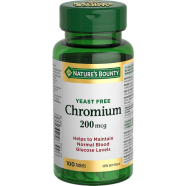 Nature’s Bounty Chromium 200mcg - 100 Tablets icon