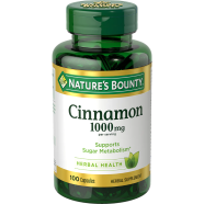 Nature’s Bounty Cinnamon 1,000mg 100 Capsules