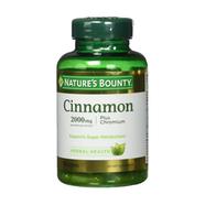 Nature’s Bounty Cinnamon 2000mg Plus Chromium - 60 Capsules
