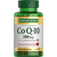 Nature’s Bounty Co Q-10 200 mg 80 Rapid Release Softgels