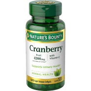 Nature’s Bounty Cranberry Pills 4200 mg 120 Softgels