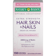Nature's Bounty Extra Strength Hair, Skin and Nails 5000mcg 150 Softgels -483475585