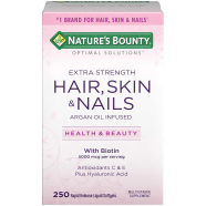 Nature’s Bounty Extra Strength Hair Skin and Nails 5,000 mcg of Biotin 250 Rapid Release Softgels