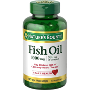Nature’s Bounty Fish Oil 1000 mg 300 mg of Omega-3 145 Rapid Release Softgels