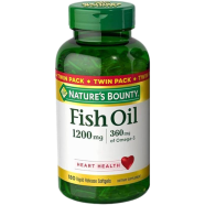 Nature's Bounty Fish Oil 1200 mg - 180 Softgels (Single Pack)