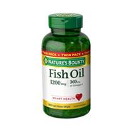 Nature's Bounty Fish Oil 1200 mg - 180 Softgels (Single Pack)