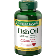 Nature’s Bounty Fish Oil Omega-3 Softgels 1200 mg Plus 360 mg 120 Softgel