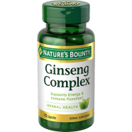 Nature's Bounty Ginseng Complex 75 Capsules