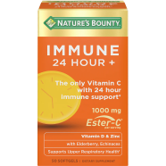 Nature’s Bounty Immune 24 Vitamin C D and Zinc for Immune Support 1000 mg 50 Softgels