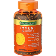 Nature’s Bounty Immune 24 Vitamin C, D and Zinc for Immune Support 1000 mg 120 Softgels