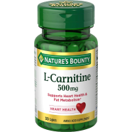 Nature's Bounty L-Carnitine 500 mg 30 Caplets