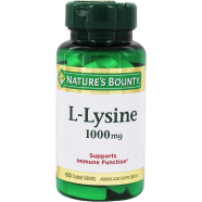 Nature's Bounty L-Lysine 1000 mg 60 Capsules