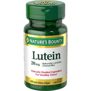 Nature's Bounty Lutein 20mg 40 Softgels