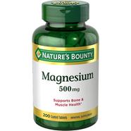 Nature's Bounty Magnesium 500 Mg - 200 Coated Tablets