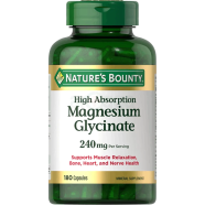 Nature's Bounty Magnesium Glycinate 240mg 180 Capsules