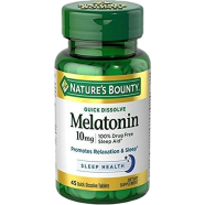 Nature's Bounty Melatonin 10 mg- 45 Quick Dissolve Tablets icon