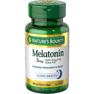 Nature's Bounty Melatonin 5 mg - 90 Softgels