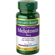 Nature's Bounty Melatonin 5mg Dual Spectrum - 60 Bi-Layer Tablets