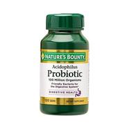 Nature's Bounty Probiotic Acidophilus (Supports Digestive and Intestinal Health) - 120 counts