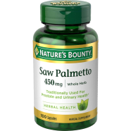 Nature's Bounty Saw Palmetto 450 mg 100 Capsules