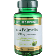 Nature’s Bounty Saw Palmetto 450mg 100 Capsules