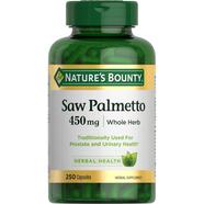 Nature’s Bounty Saw Palmetto 450mg - 250 Capsules